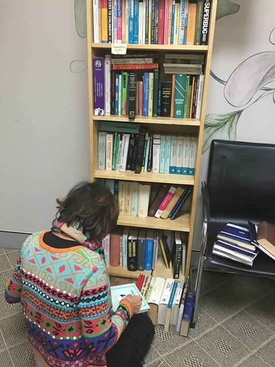 Suzy and books