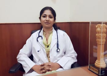 Dr Vaishali D.M. who won an award for treatment of development delay